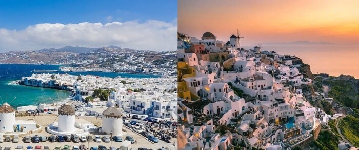 希腊旅游：米科诺斯vs圣托里尼，哪个好玩？