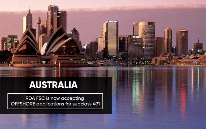 澳洲技术移民：技能工作地区签证（491子类）