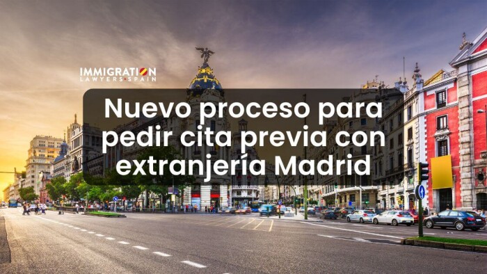 马德里移民局预约新程序