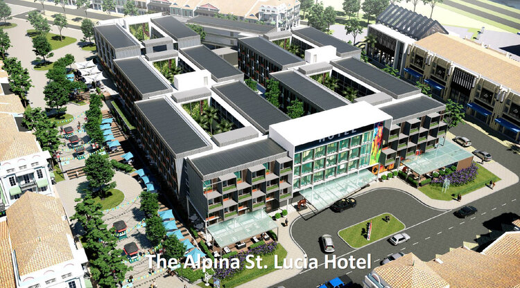 圣卢西亚房产:Alpina Hotel