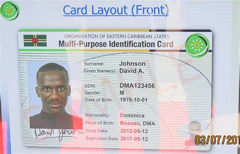 多米尼克身份证：Multi Purpose Identification Cards