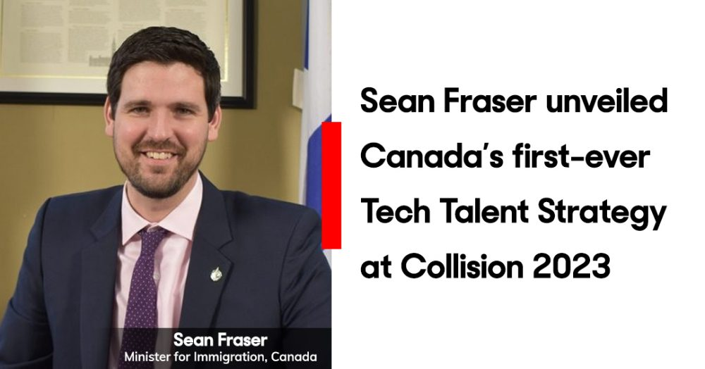 肖恩·弗雷泽在“碰撞2023”上公布了加拿大首个科技人才战略SUV