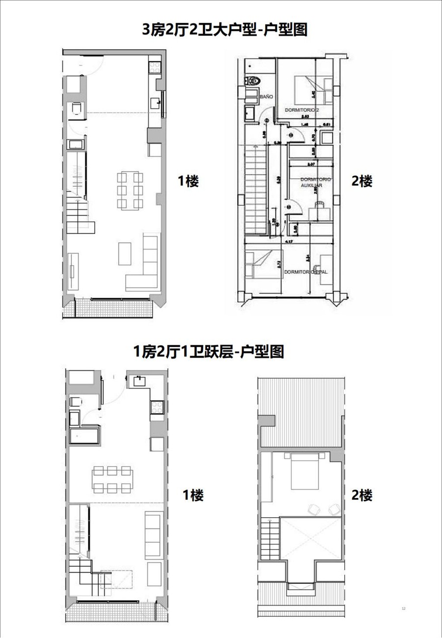马德里新房：卡拉班切区高端loft公寓1-3房